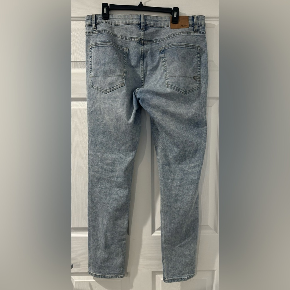 2/$20 Aeropostale Men's Denim Athletic Skinny Jeans - Picture 4 of 6